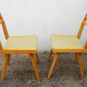 Scandinavian style wooden chairs