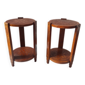 Pair of end tables or bedside tables