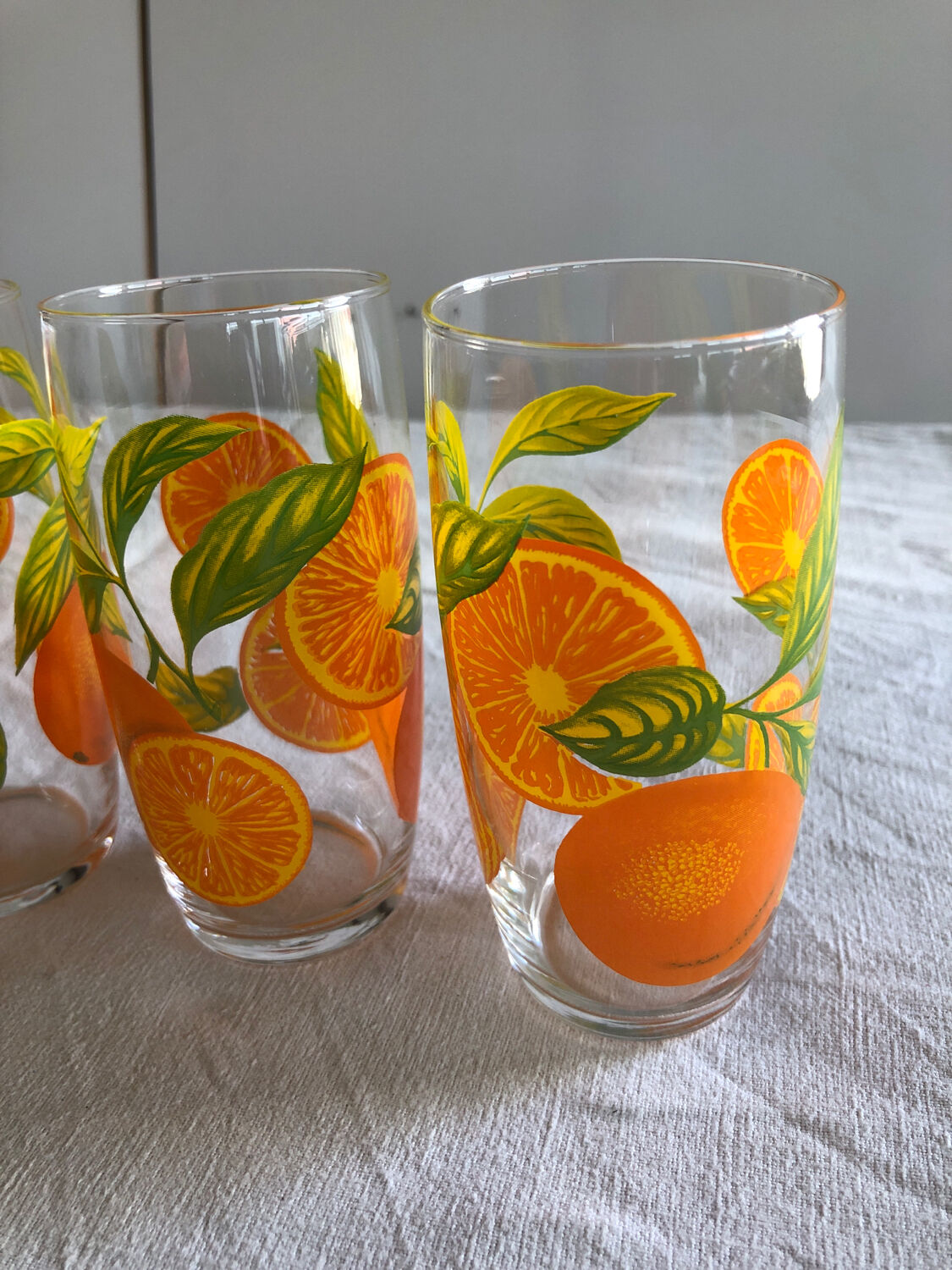 Service orangeade Vintage (cruche et 5 verres)