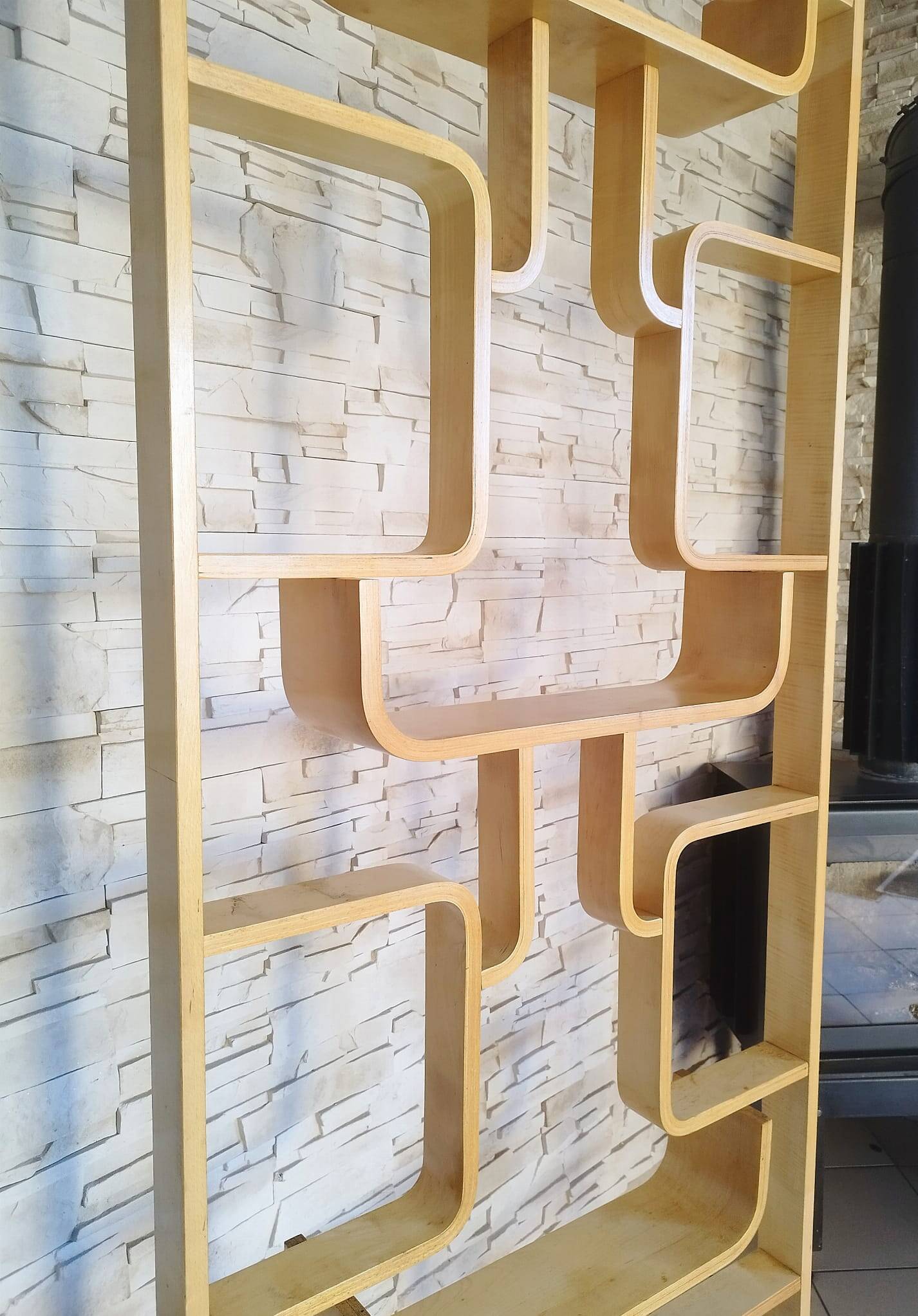 Wall Divider by Ludvik Volak for Drevopodnik Holesov