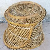 Island-inspired rattan armchair