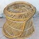 Island-inspired rattan armchair