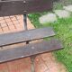 Banc de jardin pied fonte
