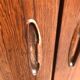 Commode penderie en placage palissandre de rio