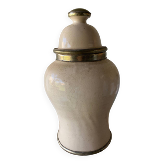 Glazed terracotta ginger pot