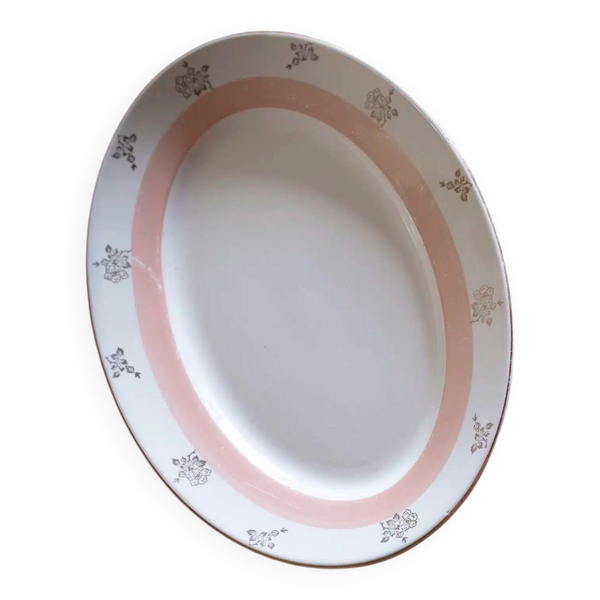 Oval porcelain dish "Jeanne"