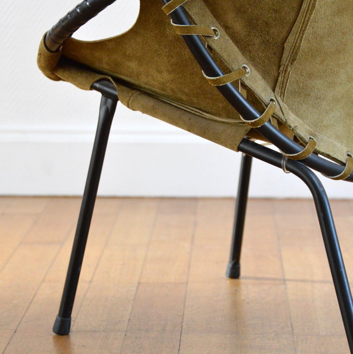 Circle armchair by Lusch Erzeugnis 1960 vintage