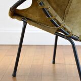 Circle armchair by Lusch Erzeugnis 1960 vintage