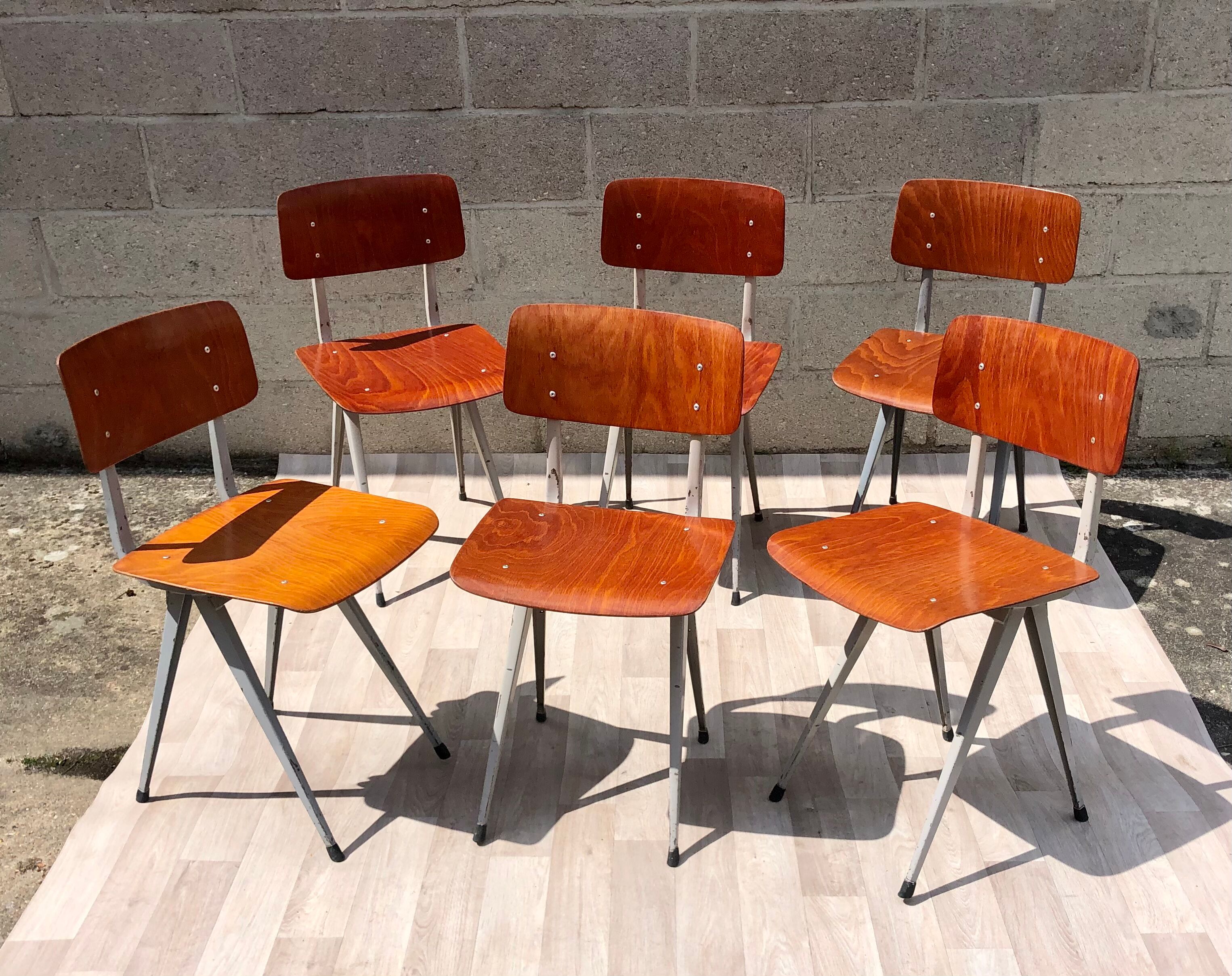 6 vintage chairs Result Friso Kramer