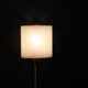 Pair of vintage wood perspex wall lamps, seventies, 70, scandinavian
