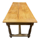 Antique Louis XIII farmhouse table in solid oak – Console / Island of