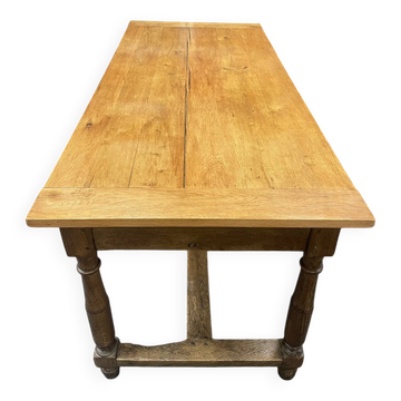 Old Louis XIII farmhouse table in solid oak – Console / Island of