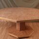 Table de salle a manger en placage de marbre