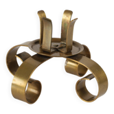 Ystad Metall brass candlestick – Sweden, 1960s