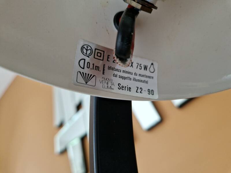 Lampe de bureau Nuova Veneta Lumi - Design italien des années 1970 - Z2-90