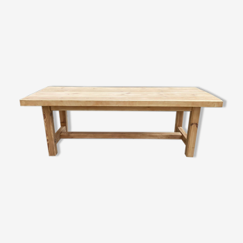 Solid pine farmhouse table