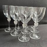 9 verres à porto cristal – Goût Lalique