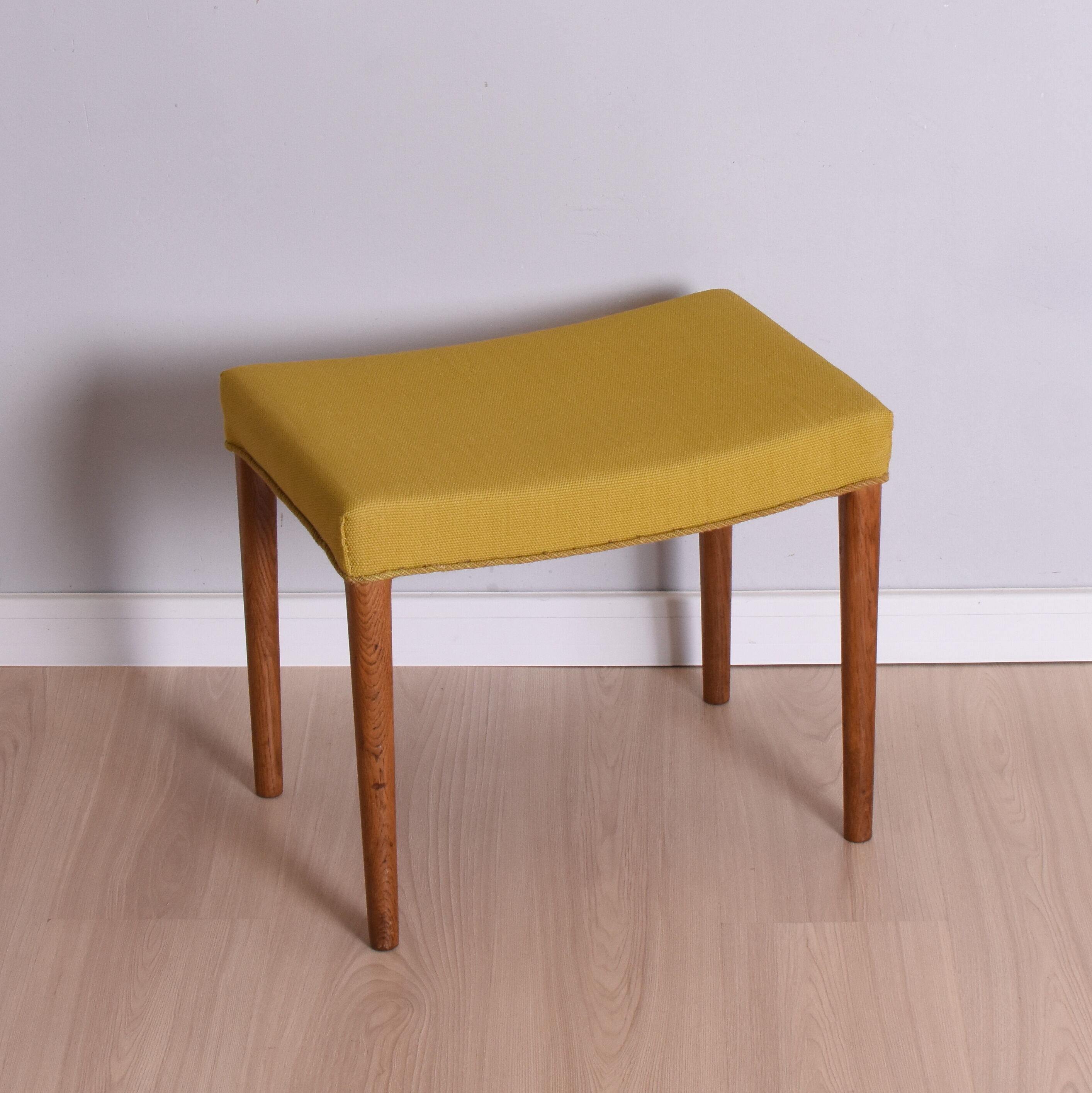 Oak footstool, Denmark, 1960s