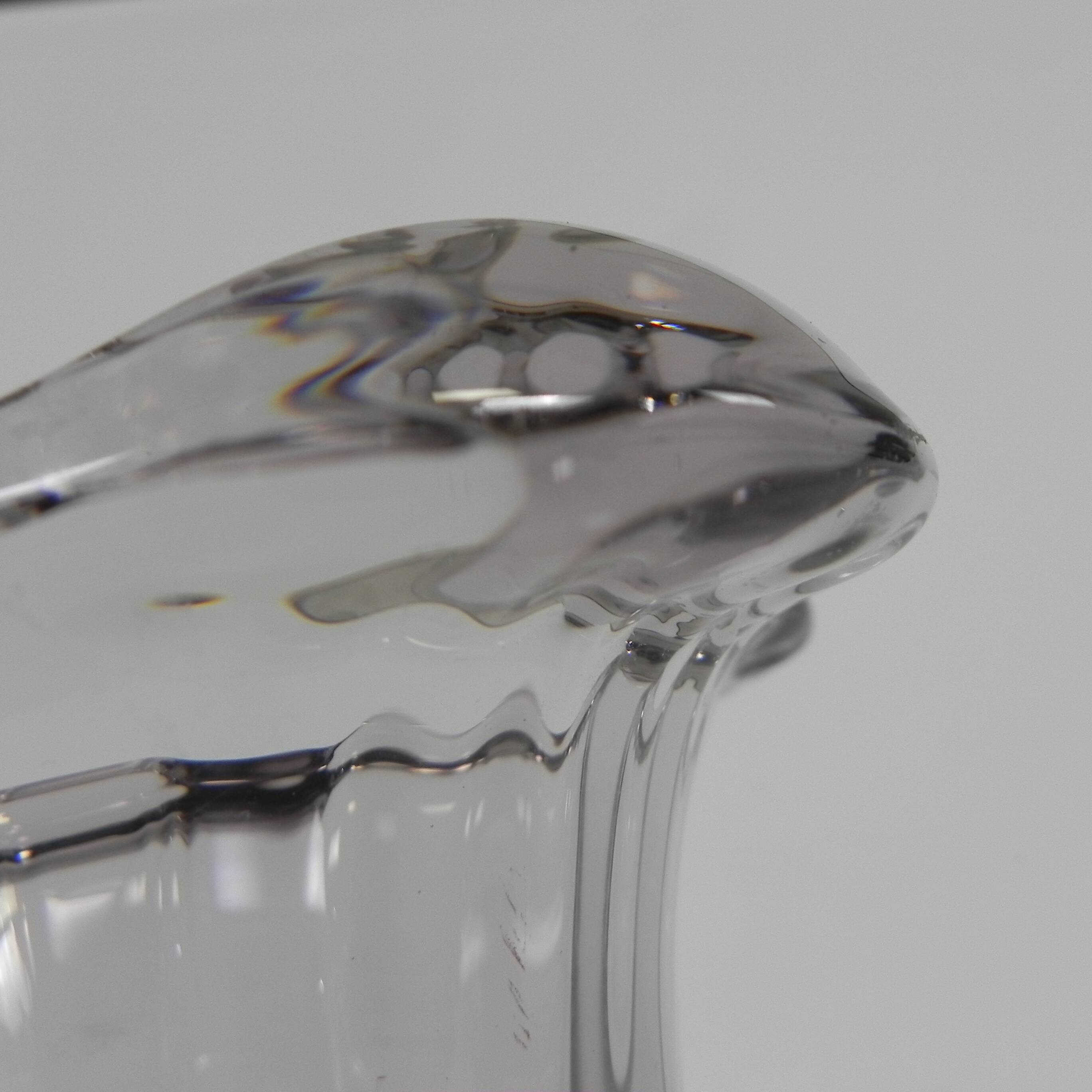 Thick-walled glass vase in Daum style, 1950s