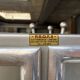 2x vintage italian medical display cabinets from profa - padua