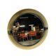 Vintage round mirror allibert with lighting
