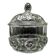 Sugar bowl, postmodern new look, pressed glass, Poland, 1970s
