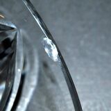 Baccarat vase art déco en cristal taillé fleurs 1933 modèle f3055
