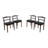 Rosewood Dining Chairs by Helge Sibast & Børge Rammerskov, Denmark, 1960s, Set of 4