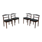 Rosewood Dining Chairs by Helge Sibast & Børge Rammerskov, Denmark, 1960s, Set of 4