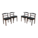 Rosewood Dining Chairs by Helge Sibast & Børge Rammerskov, Denmark, 1960s, Set of 4