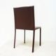 Series of 4 Italian leather chairs