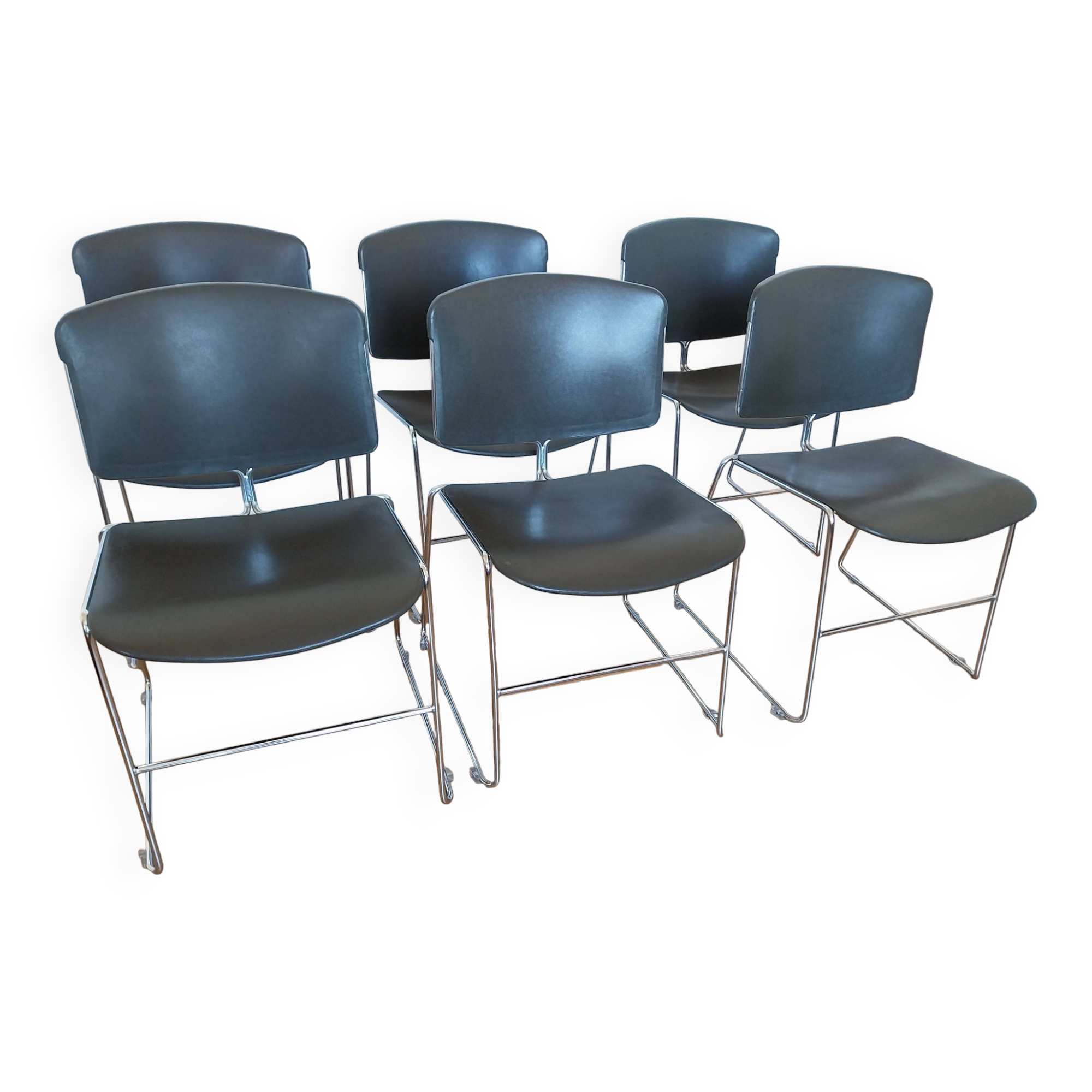 6 Max Stacker designer chairs for Steelcase