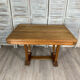 Table en chêne art déco avec rallonge 1920