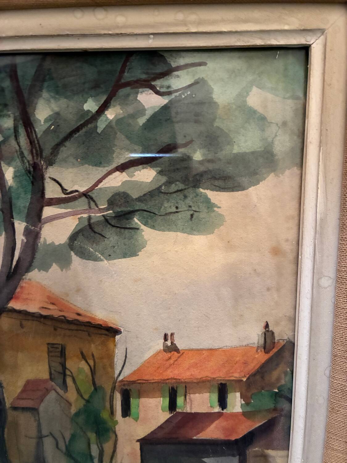 Village house landscape 20th century