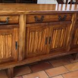 Enfilade en orme massif vintage 1950