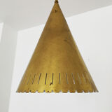 Swedish Mid-Century Modern brass pendant lamp