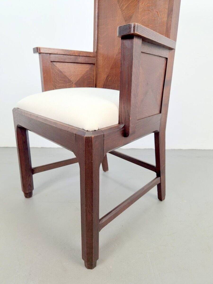 Dutch Art Deco Hague School Modernist Armchair, 1930s