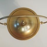 Legras biscuit bucket in glass paste Ruby series