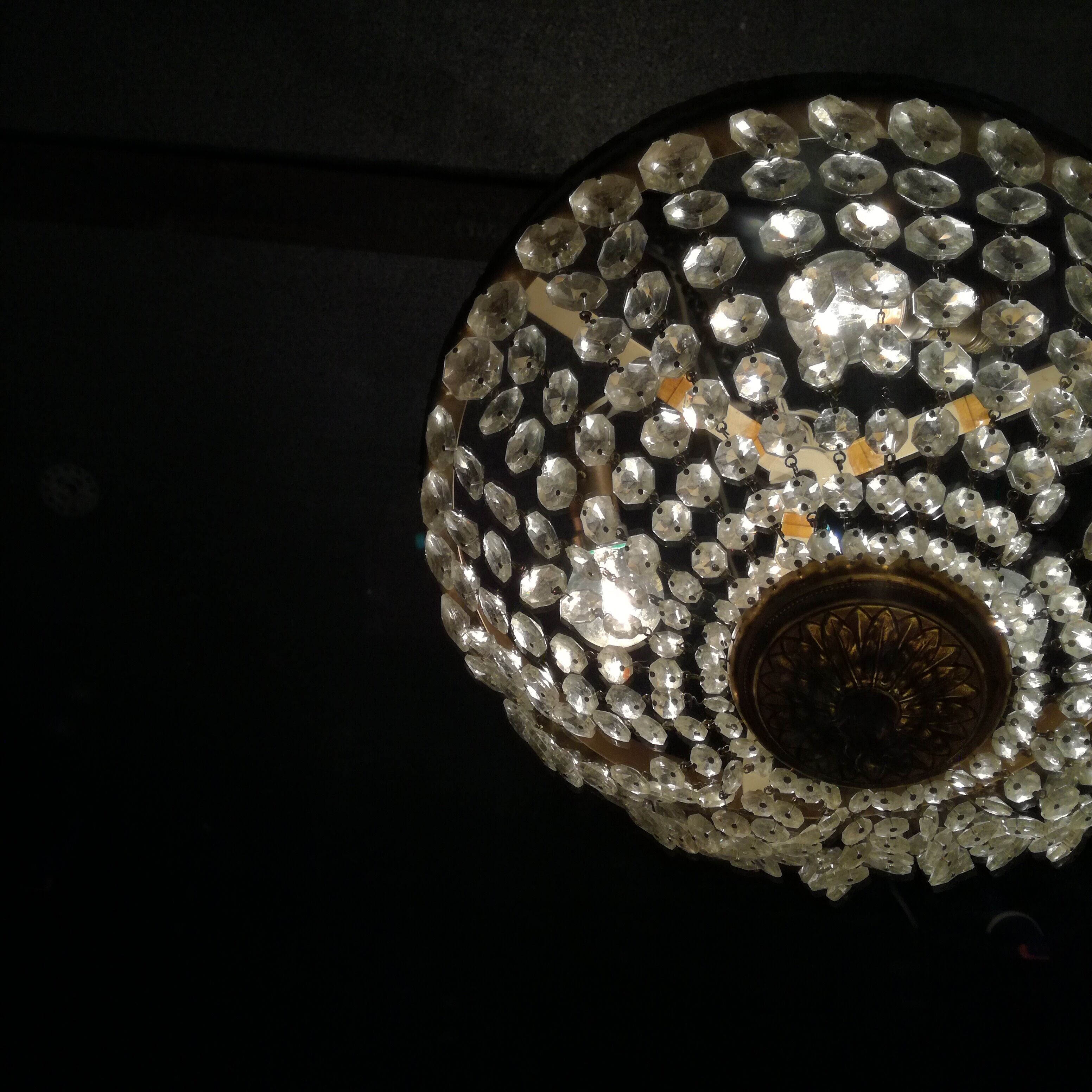 Louis XVI style tassel basket ceiling lamp