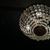 Louis XVI style tassel basket ceiling lamp