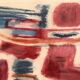 Jean bazaine, le nageur, 1951. aquatinte originale signée au crayon