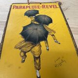 Carton parapluie revel no tôle publicitaire ancienne pub cappiello