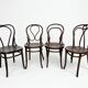 Bentwood dining chair by Thonet