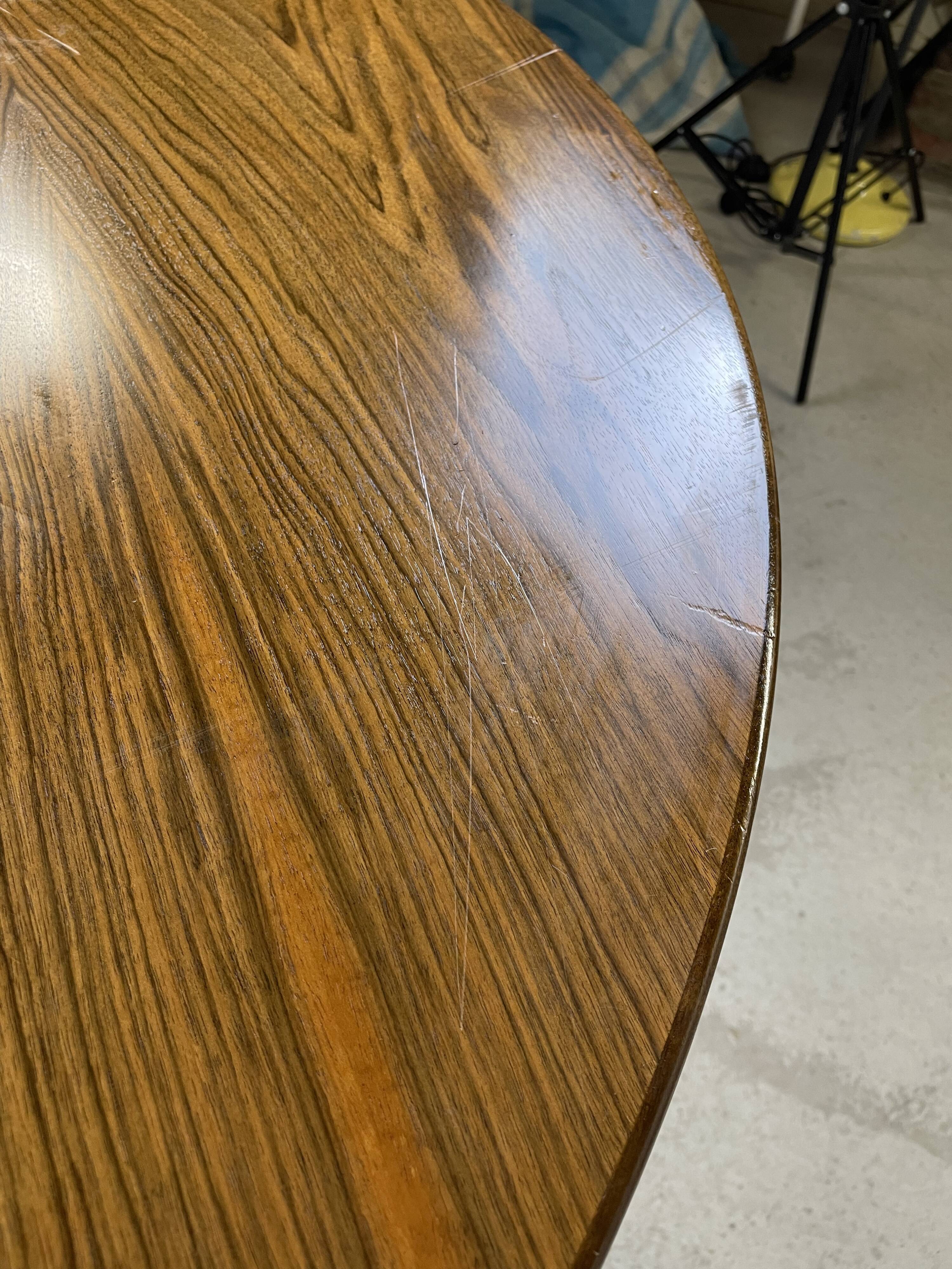 Large rosewood baumann table