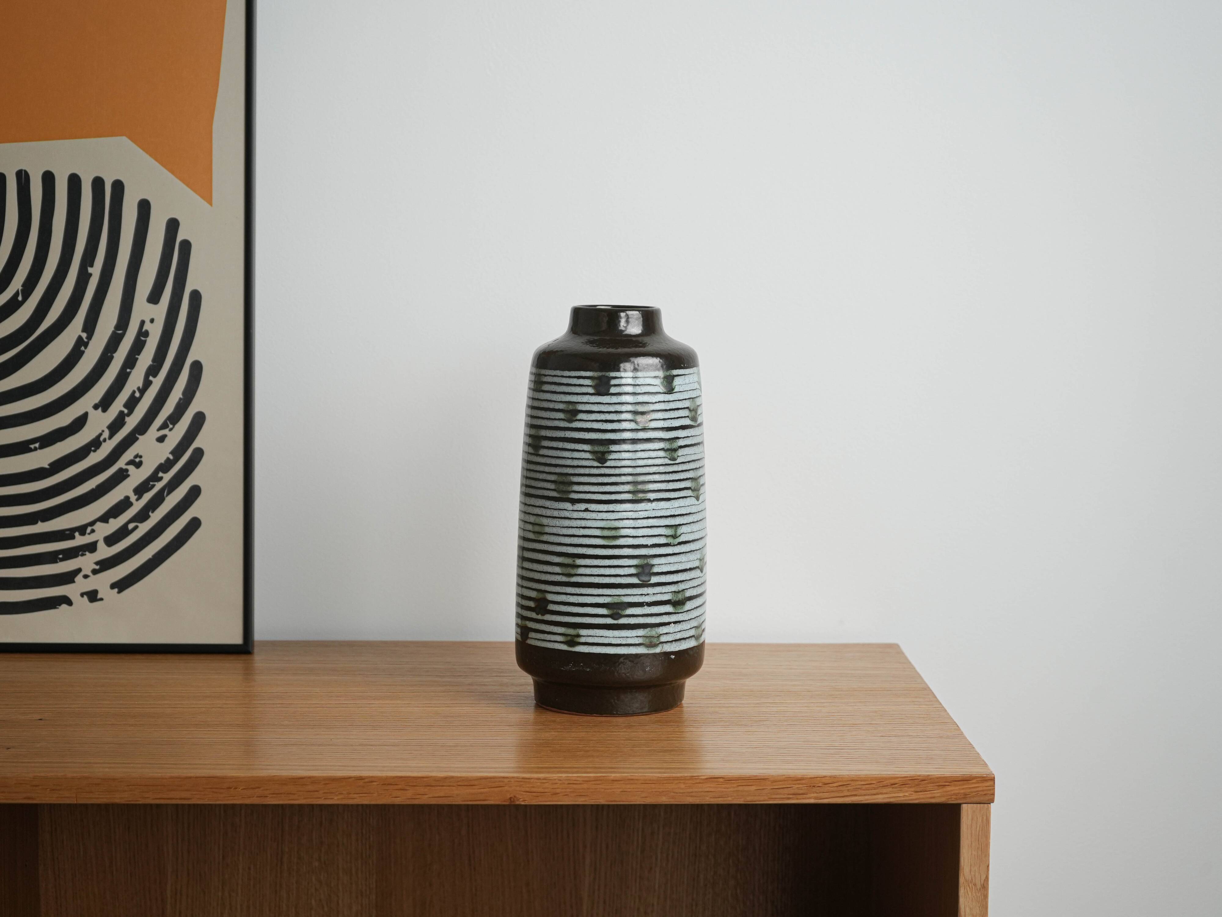 Ceramic vase, German design, 1970s, made in West Germany