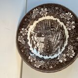 2 vintage Royal Tudor Staffordshire England hollow plates