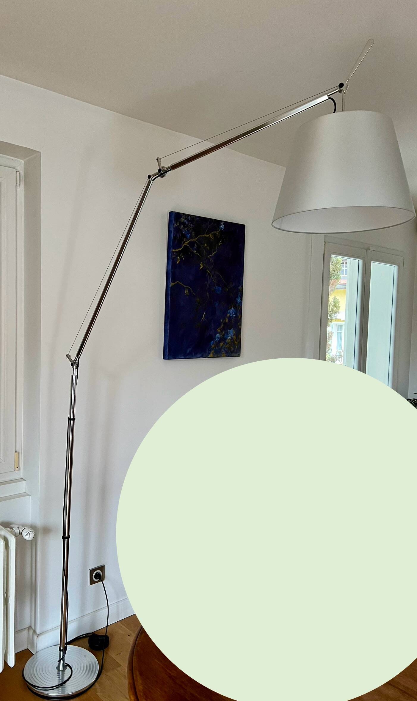 Artemide Tolomeo Mega aluminum floor lamp