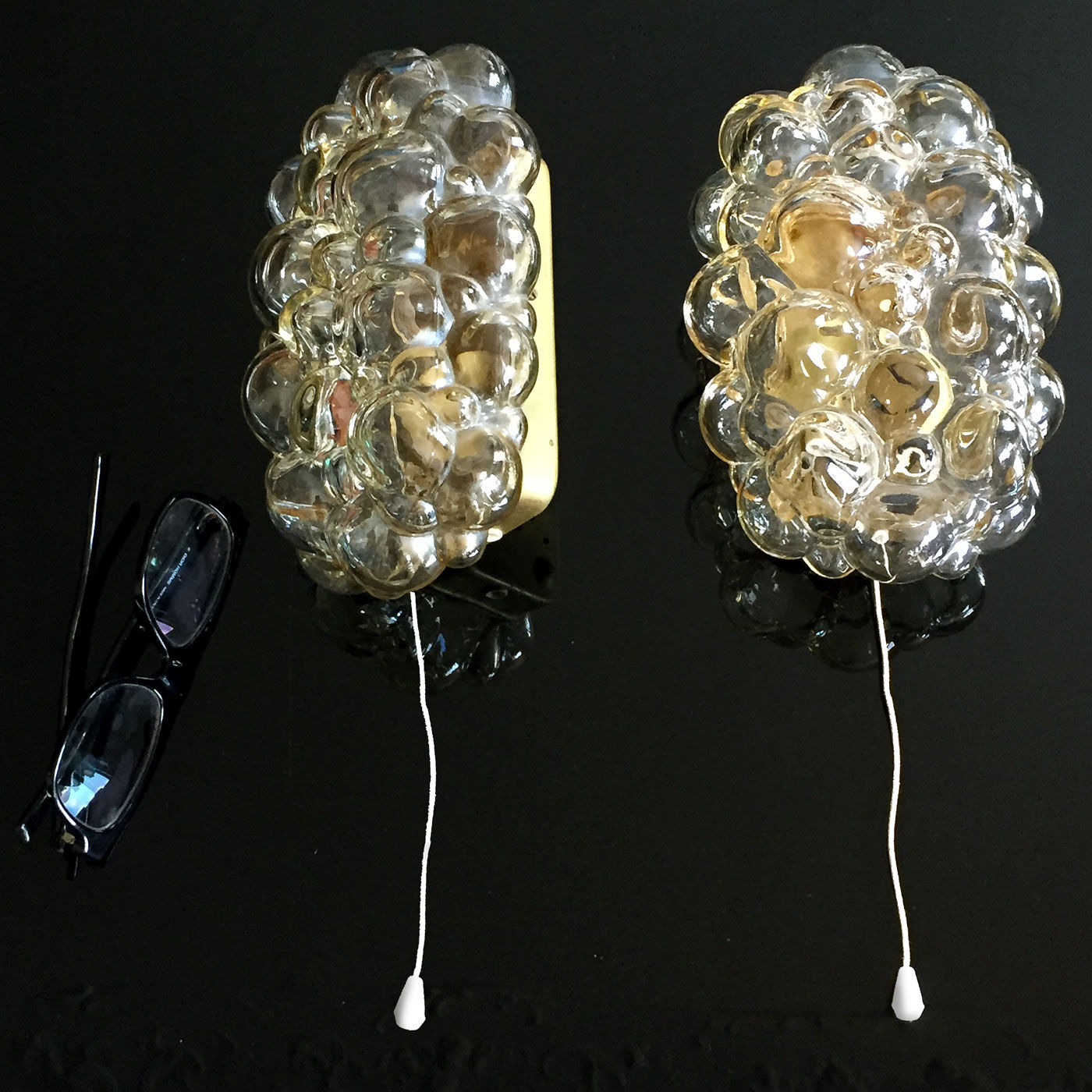 Pair of Helena Tynell wall lamps. 1960