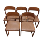 Following 5 chairs "sled" Baumann