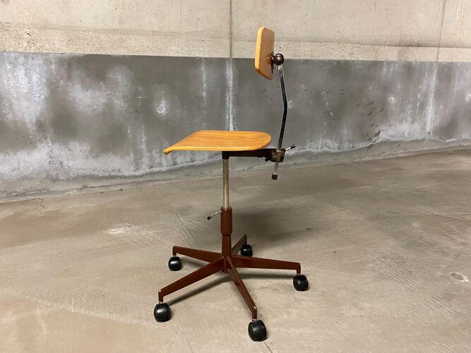 Chaise de bureau danois labofa vintage  1970s